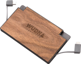 Customizable Slim-Dual Wooden Power Bank